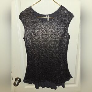 Elegant Plumb Lace Women's Top